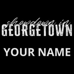Showdown in Georgetown Design GFAE1 Engraved on a Polar Camel®  - 14 oz. Vacuum Insulated Pilsner with Lid Design